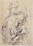 Peter Paul Rubens Girl sketch oil painting picture wholesale